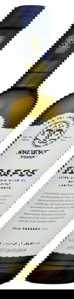 ANCIENT FOODS: Edafos Sitia PDO Extra Virgin Olive Oil, 500 ml - #tag1# - #tag2#