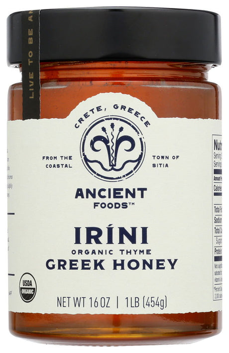 ANCIENT FOODS: Honey Greek Irini Thyme, 16 oz - #tag1# - #tag2#