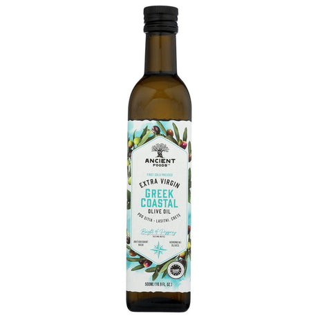 ANCIENT FOODS: Oil Olive Xtra Vrgn Coast, 500 ML - #tag1# - #tag2#