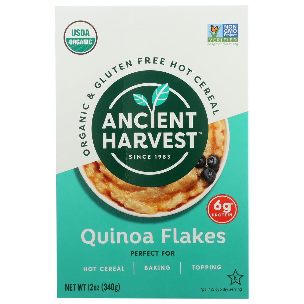 ANCIENT HARVEST: Organic Quinoa Flakes Gluten Free, 12 oz - #tag1# - #tag2#