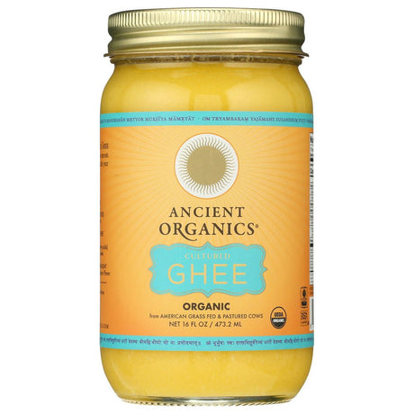 ANCIENT ORGANICS: Organic Cultured Ghee Butter, 16 oz - #tag1# - #tag2#