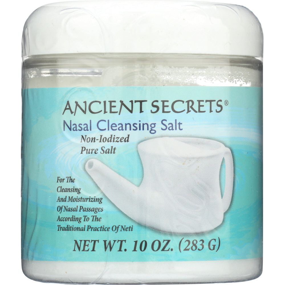 ANCIENT SECRETS: Nasal Cleanser Salt, 10 oz - #tag1# - #tag2#