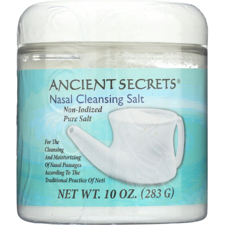 ANCIENT SECRETS: Nasal Cleanser Salt, 10 oz - #tag1# - #tag2#