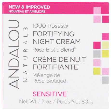 ANDALOU NATURALS: 1000 Roses Fortifying Night Cream, 1.7 oz - #tag1# - #tag2#