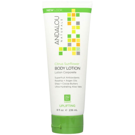 ANDALOU NATURALS: Citrus Sunflower Uplifting Body Lotion, 8 oz - Sunshine Co Op. - #tag1# - #tag2# - #tag3# - #tag4#