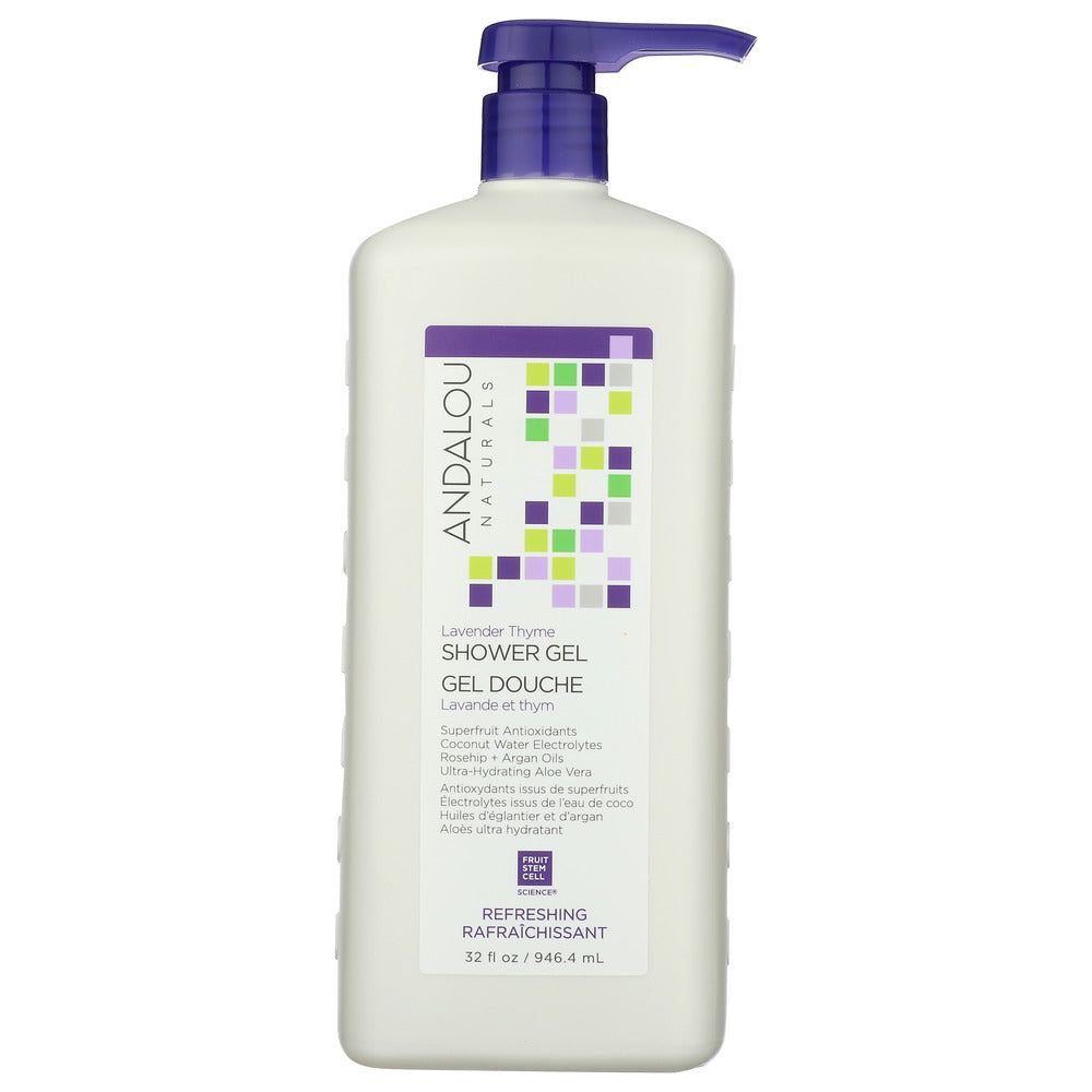 ANDALOU NATURALS: Lavender Thyme Shower Gel, 32 fo - #tag1# - #tag2#