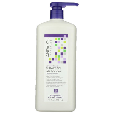 ANDALOU NATURALS: Lavender Thyme Shower Gel, 32 fo - #tag1# - #tag2#