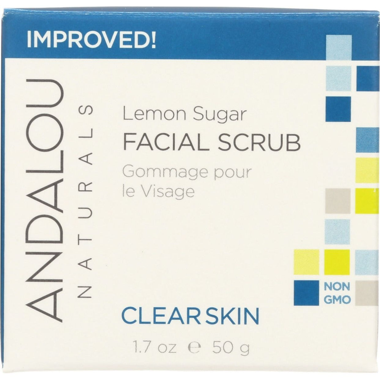 ANDALOU NATURALS: Lemon Sugar Facial Scrub Clear Skin, 1.7 oz - #tag1# - #tag2#