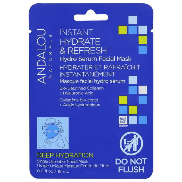 ANDALOU NATURALS: Mask Sheet Hydrating, 0.6 fo - #tag1# - #tag2#