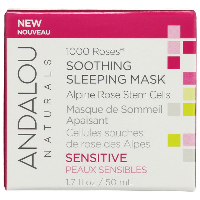 ANDALOU NATURALS: Mask Sleep Roses Soothing, 1.7 FO - #tag1# - #tag2#