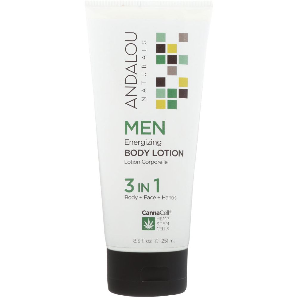 ANDALOU NATURALS: Men Energizing Body Lotion 3in1, 8.5 fo - #tag1# - #tag2#
