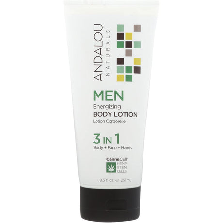 ANDALOU NATURALS: Men Energizing Body Lotion 3in1, 8.5 fo - #tag1# - #tag2#