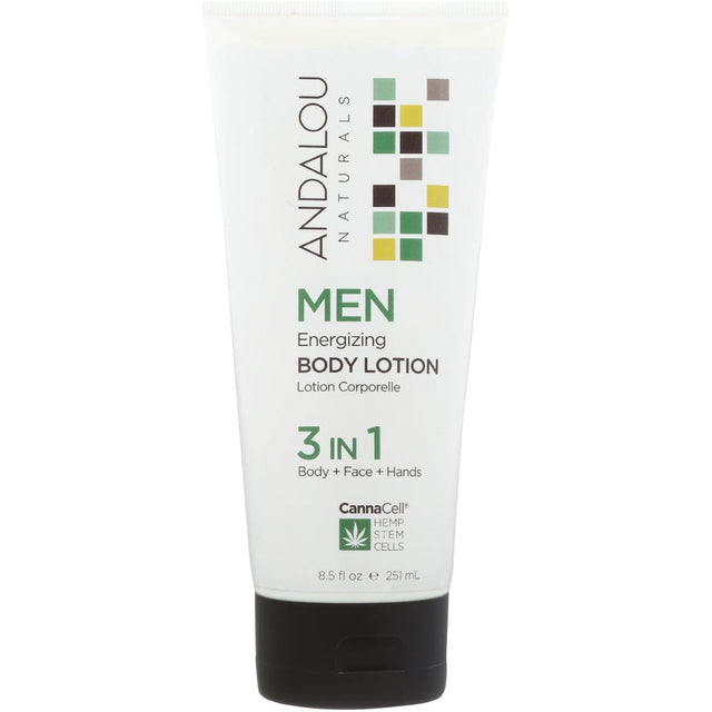 ANDALOU NATURALS: Men Energizing Body Lotion 3in1, 8.5 fo - #tag1# - #tag2#