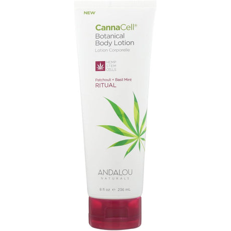 ANDALOU NATURALS: Ritual Patchouli + Basil Mint Cannacell Botanical Body Lotion, 8 fo - #tag1# - #tag2#
