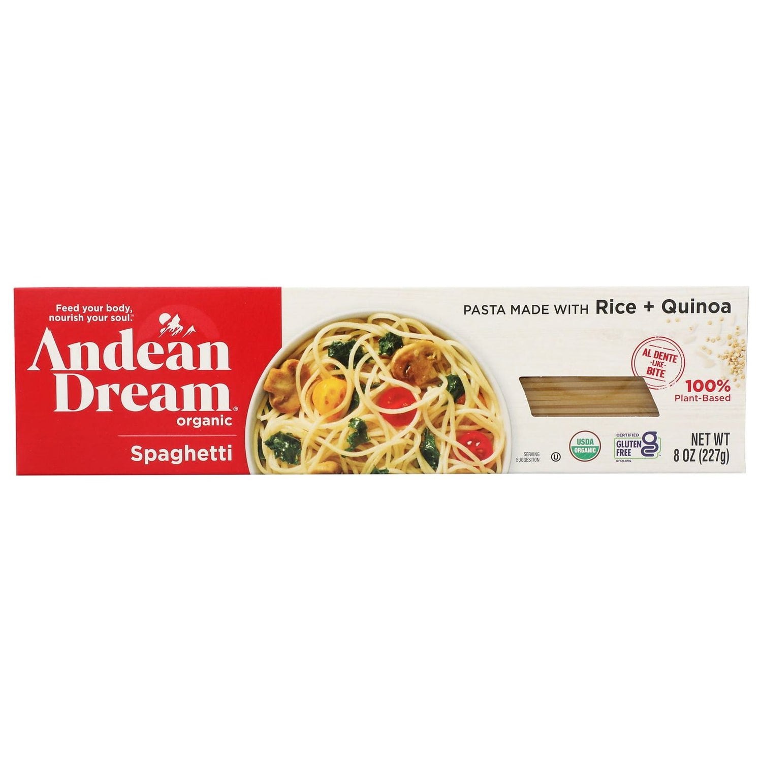 ANDEAN DREAM: Organic Spaghetti Pasta, 8 oz - Sunshine Co Op. - #tag1# - #tag2# - #tag3# - #tag4#