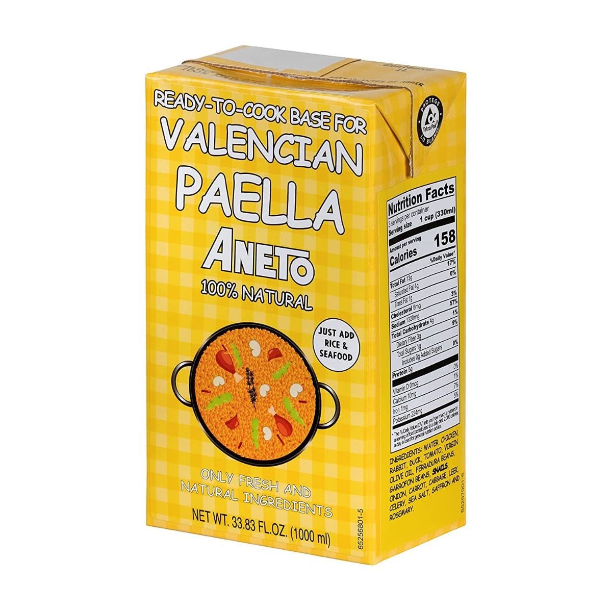 ANETO: Valencian Paella Base, 1 lt - #tag1# - #tag2#
