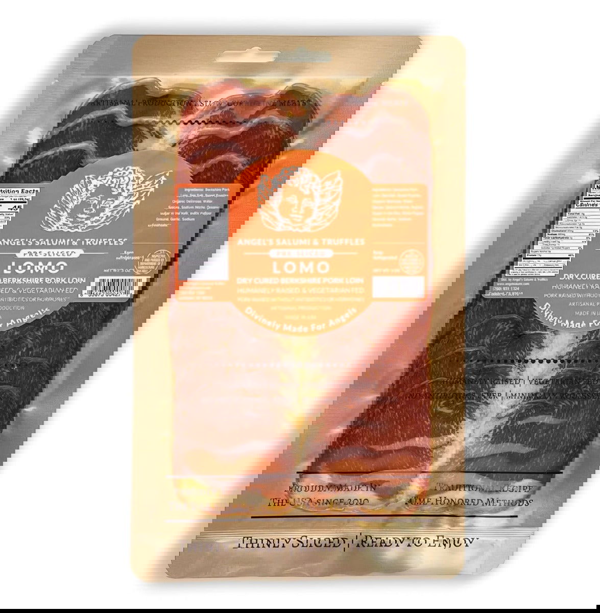 ANGEL SALUMI AND TRUFFLES: Lomo Pre Sliced, 3 oz - #tag1# - #tag2#