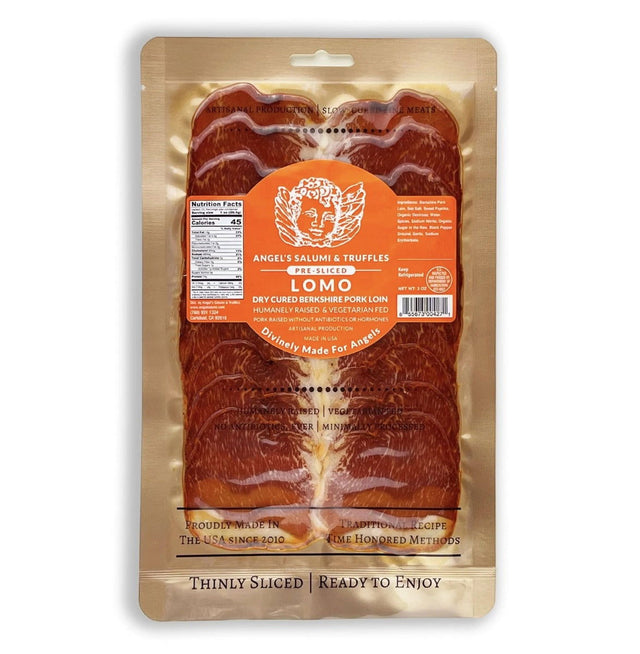 ANGEL SALUMI AND TRUFFLES: Lomo Pre Sliced, 3 oz - #tag1# - #tag2#