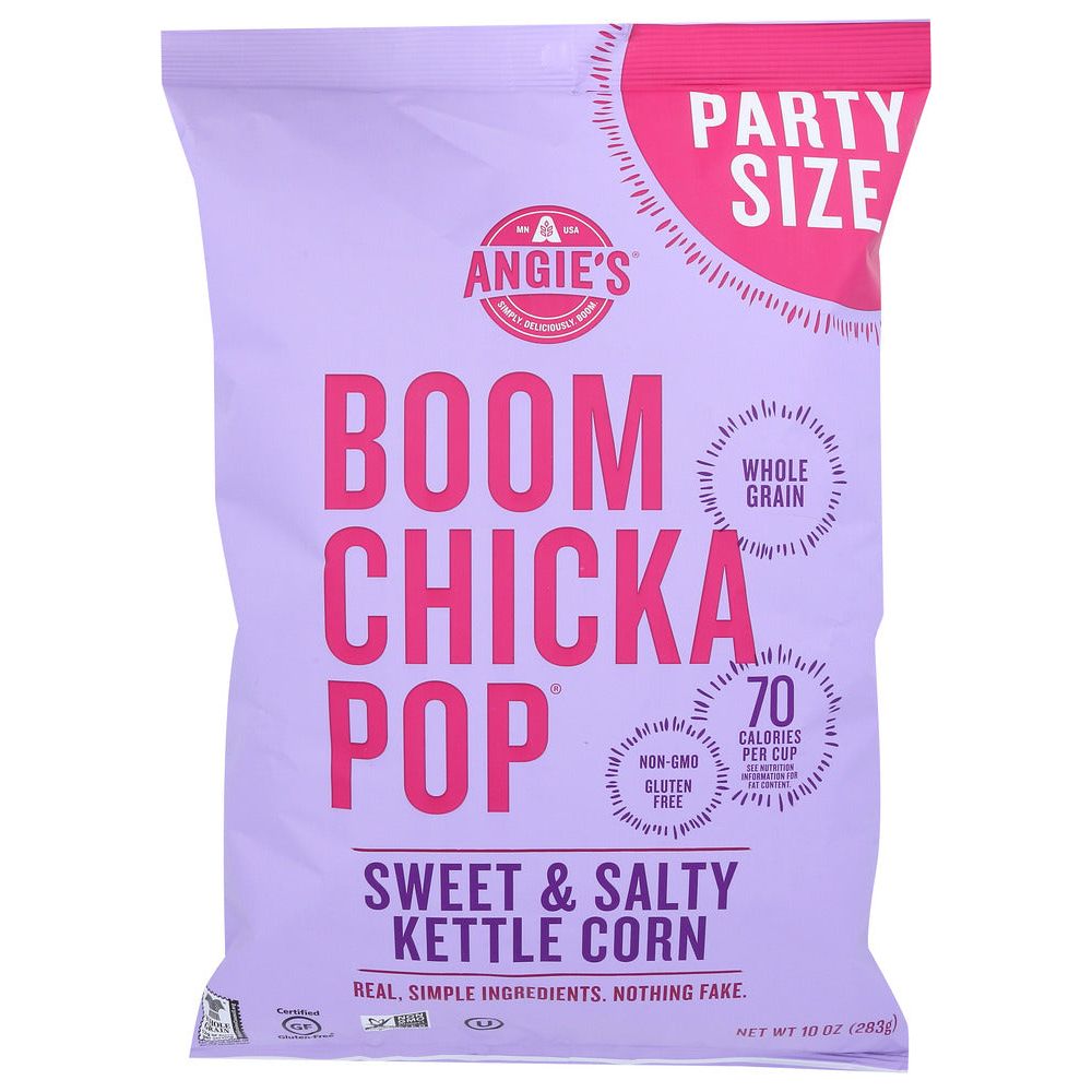 ANGIES: Boomchickapop Sweet And Salty Popcorn Kettle Corn Party Size, 10 oz - #tag1# - #tag2#