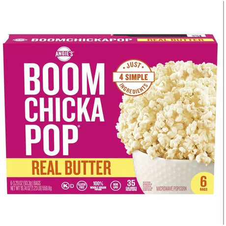ANGIES: Real Butter Microwave Popcorn, 19.74 oz - #tag1# - #tag2#