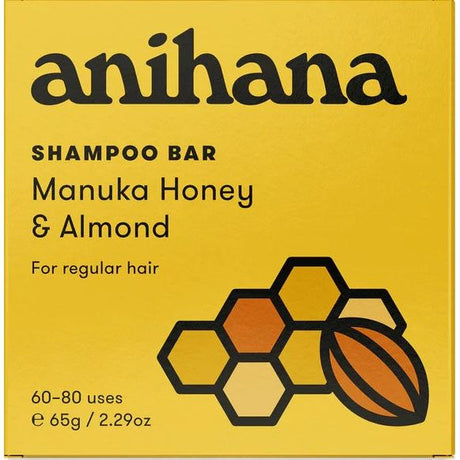 ANIHANA: Manuka Honey and Almond Shampoo Bar, 65 gm - #tag1# - #tag2#