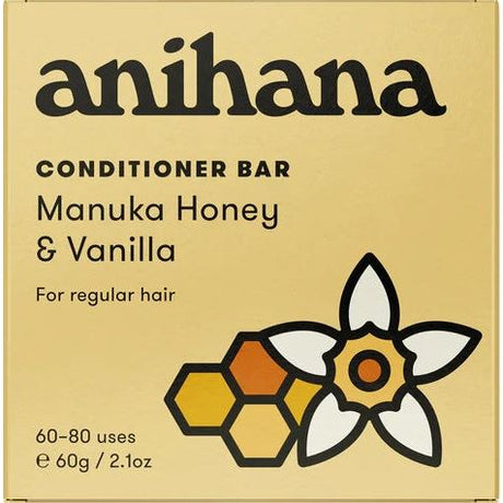 ANIHANA: Manuka Honey and Vanilla Conditioner Bar, 60 gm - #tag1# - #tag2#