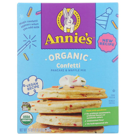 ANNIES HOMEGROWN: Birthday Confetti Pancake & Waffle Mix, 26 oz - #tag1# - #tag2#