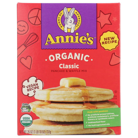ANNIES HOMEGROWN: Mix Pancake Waffle Org, 26 oz - #tag1# - #tag2#