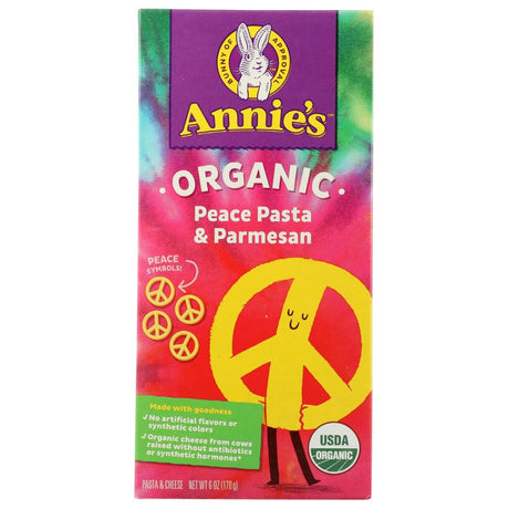 ANNIES HOMEGROWN: Organic Peace Pasta and Parmesan Mac and Cheese, 6 oz - #tag1# - #tag2#