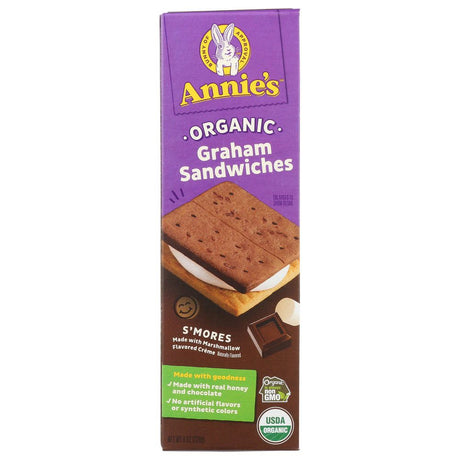 ANNIES HOMEGROWN: Organic Smores Graham Sandwiches, 8 oz - #tag1# - #tag2#