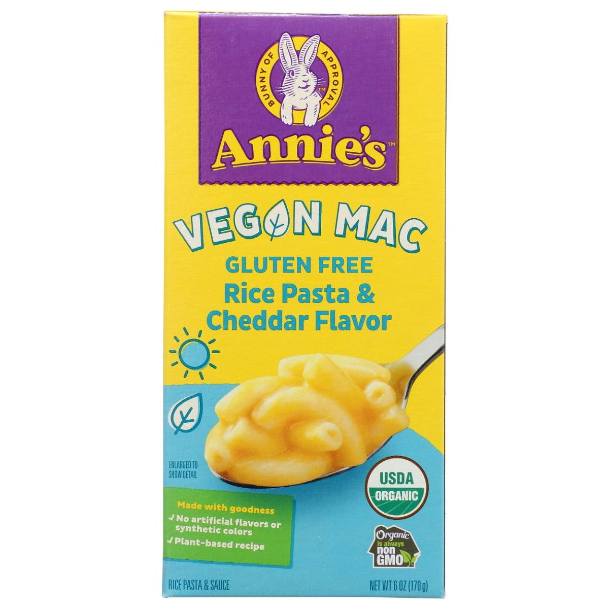 ANNIES HOMEGROWN: Organic Vegan Elbows & Creamy Sauce, 6 oz - Sunshine Co Op. - #tag1# - #tag2# - #tag3# - #tag4#