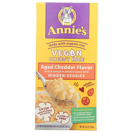 ANNIES HOMEGROWN: Rice Cheesy Cheddar, 6.6 oz - #tag1# - #tag2#