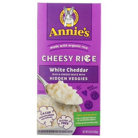 ANNIES HOMEGROWN: Rice Cheesy White Cheddar, 6.6 oz - #tag1# - #tag2#