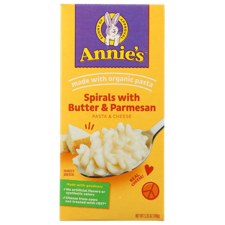 ANNIES HOMEGROWN: Spirals With Butter and Parmesan, 5.25 oz - Sunshine Co Op. - #tag1# - #tag2# - #tag3# - #tag4#