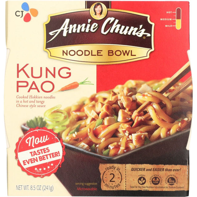 ANNIE CHUNS: Chinese Style Kung Pao Noodle Bowl, 8.5 oz - #tag1# - #tag2#