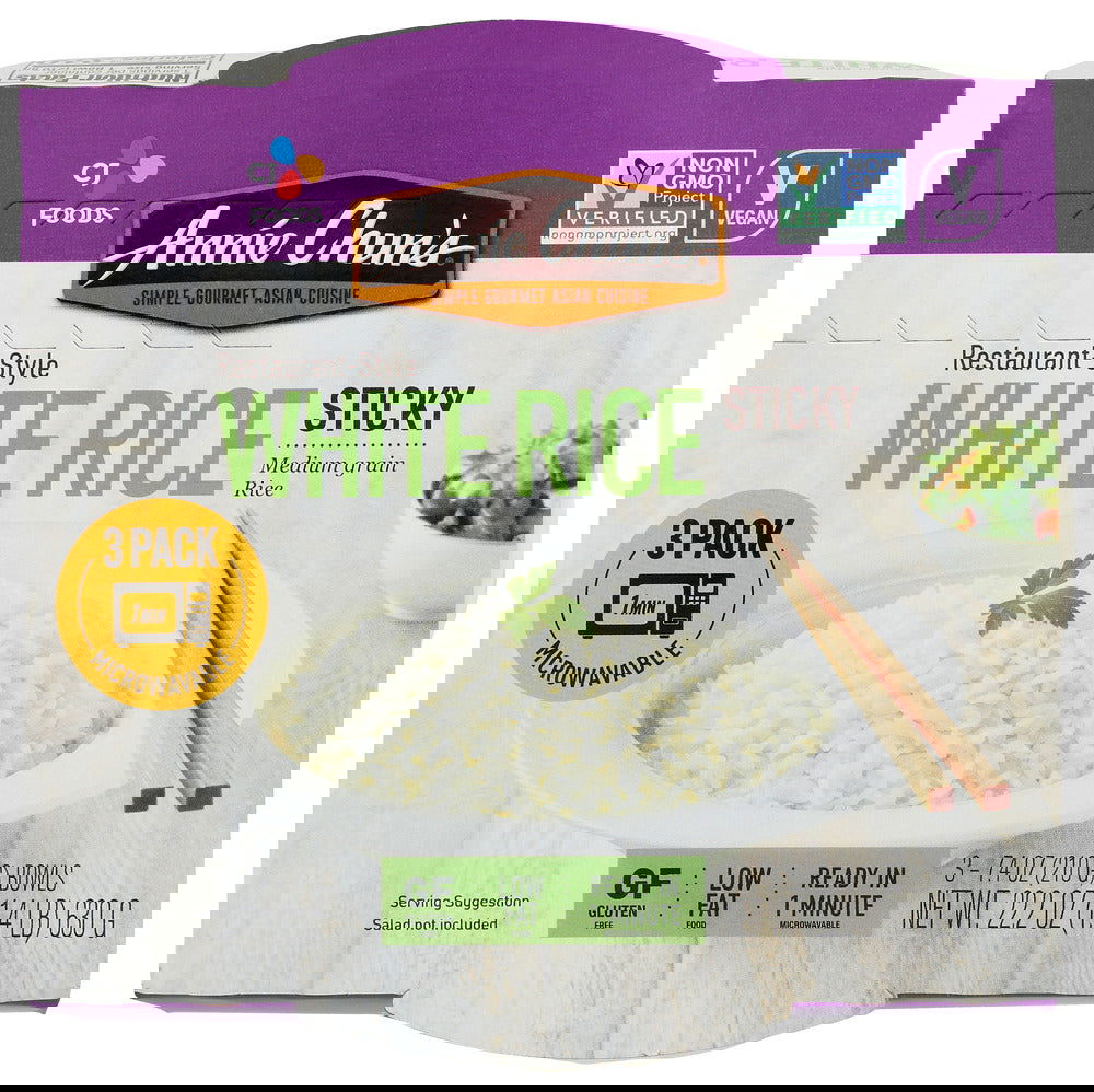 ANNIE CHUNS: Sticky White Rice 3Pk, 22.2 oz - #tag1# - #tag2#