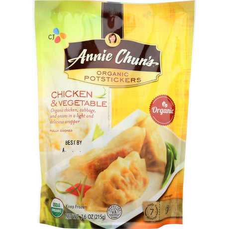ANNIE CHUN'S: Potstickers Organic Chicken and Vegetable, 7.6 oz - #tag1# - #tag2#