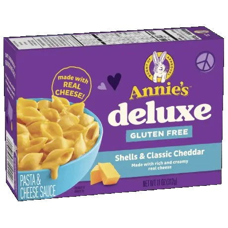 ANNIE'S HOMEGROWN: Creamy Deluxe Macaroni Dinner Rice Pasta & Extra Cheesy Cheddar Sauce Gluten Free, 11 oz - #tag1# - #tag2#