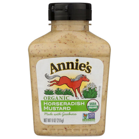 ANNIE'S NATURALS: Organic Horseradish Mustard, 9 oz - #tag1# - #tag2#