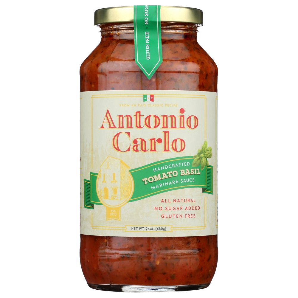 ANTONIO CARLO GOURMET SAUCE: Sauce Tomato Basil, 24 oz - #tag1# - #tag2#