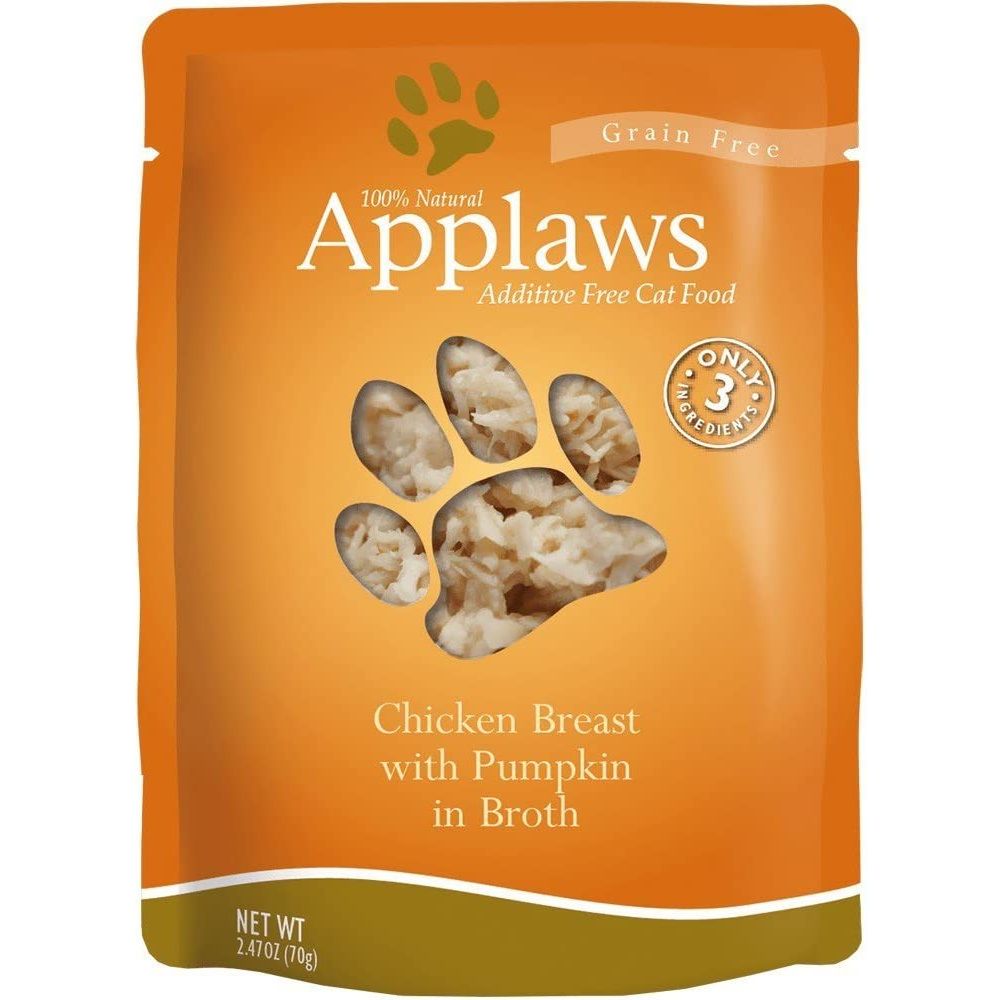 APPLAWS: Cat Food Pouch Chicken Pumpkin, 2.47 oz - #tag1# - #tag2#