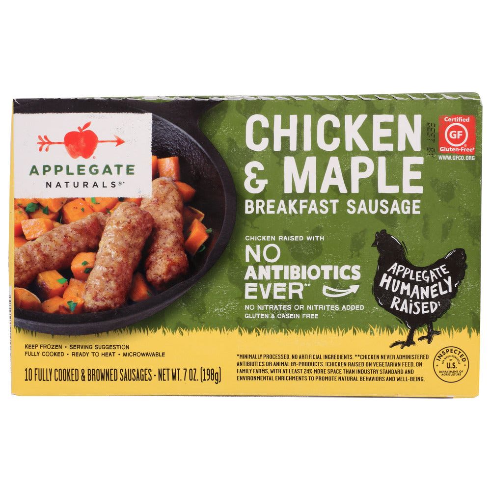 APPLEGATE NATURALS: Chicken and Maple Breakfast Sausage, 7 oz - #tag1# - #tag2#
