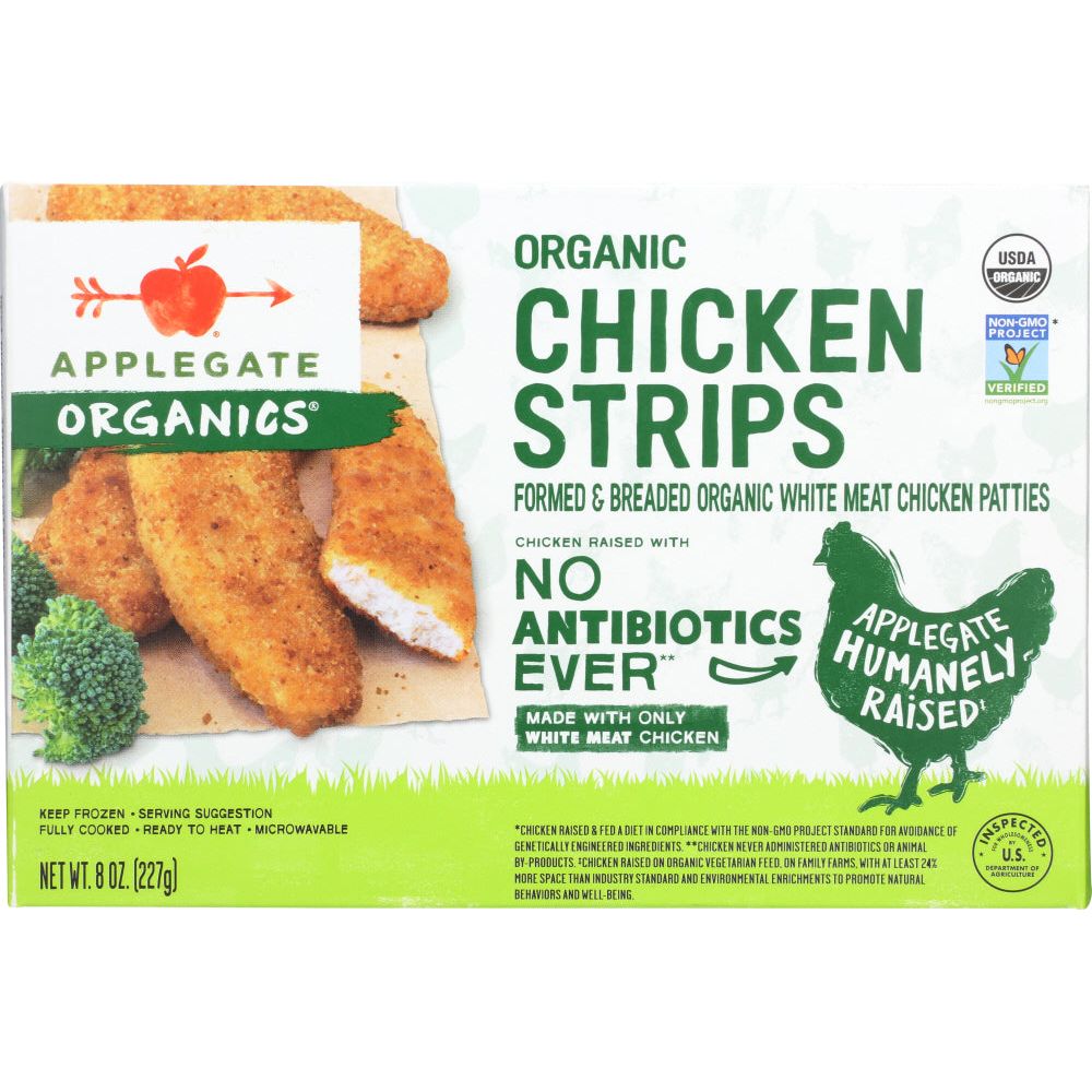 APPLEGATE: Organic Chicken Strips, 8 oz - #tag1# - #tag2#