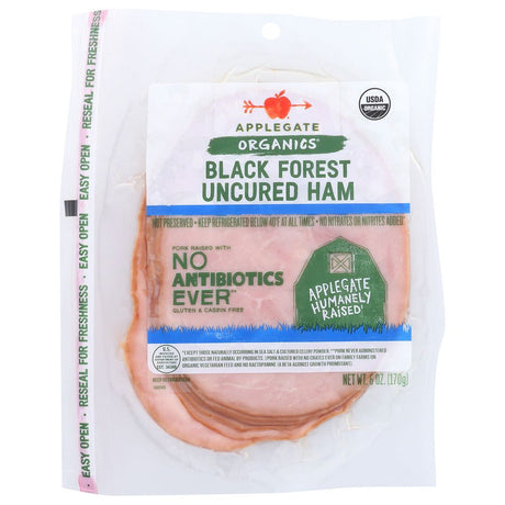 APPLEGATE: Organic Uncured Black Forest Ham, 6 oz - #tag1# - #tag2#