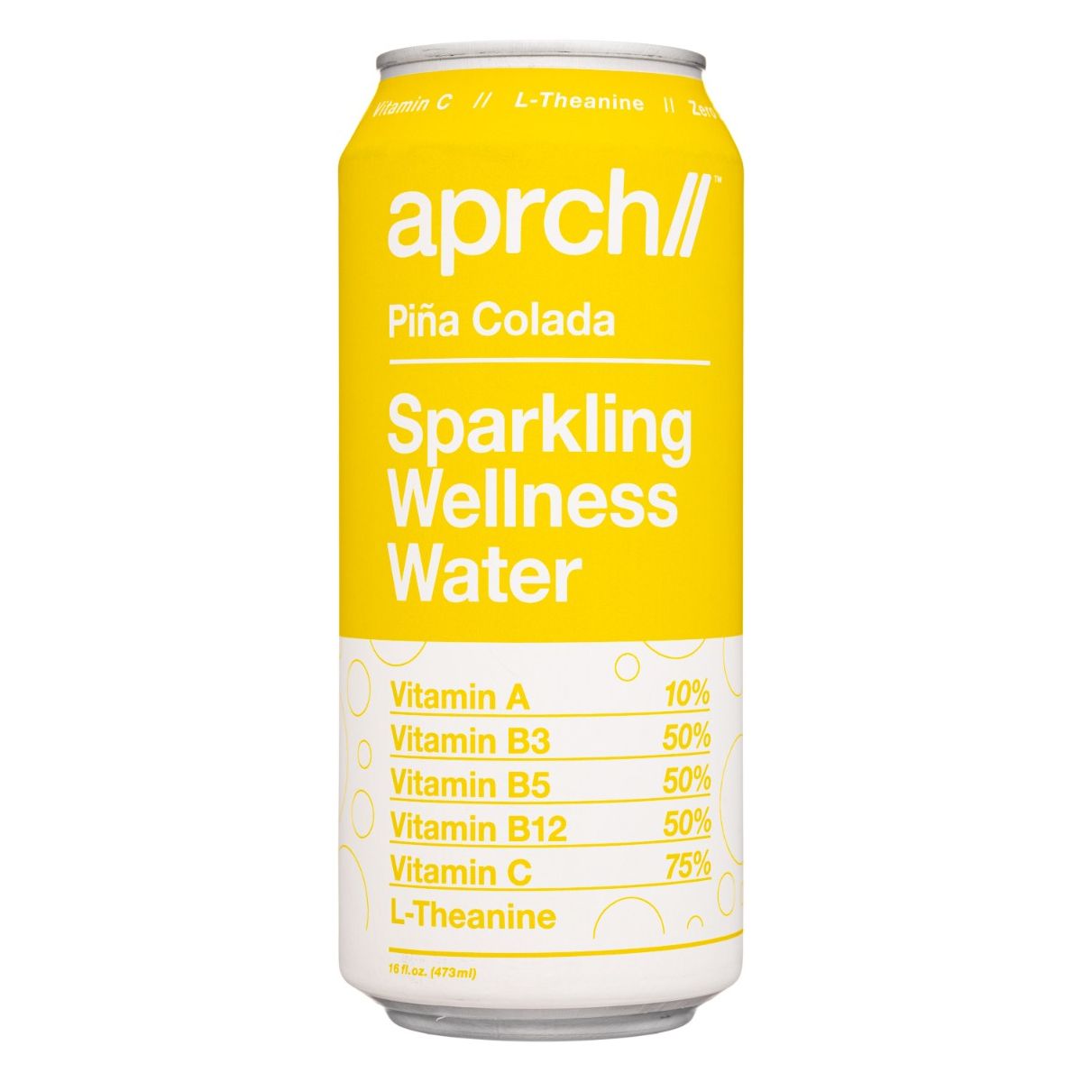 APRCH: Pina Colada Sparkling Wellness Water, 16 fo - #tag1# - #tag2#