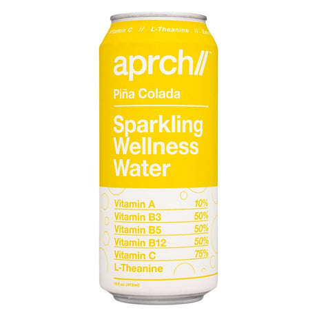 APRCH: Pina Colada Sparkling Wellness Water, 16 fo - #tag1# - #tag2#