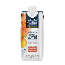 AQUA NOBEL: Water Blood Orng Graperfr, 16.9 oz - #tag1# - #tag2#