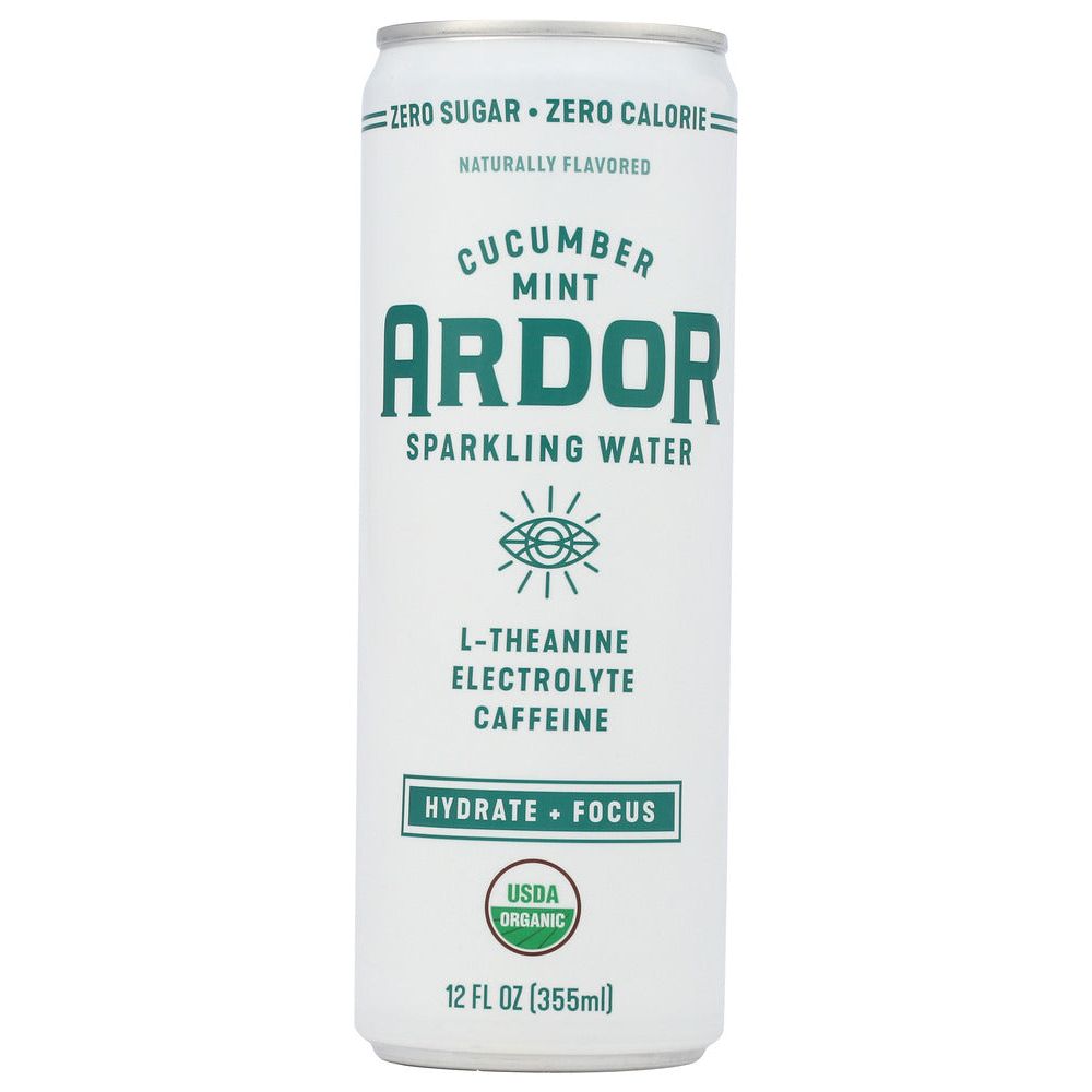 ARDOR ORGANIC: Cucumber Mint Sparkling Water, 12 fo - #tag1# - #tag2#