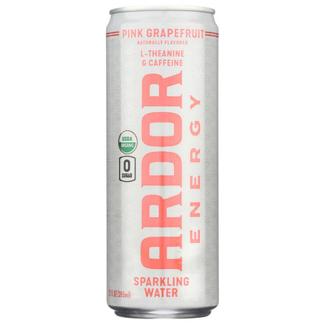 ARDOR ORGANIC: Pink Grapefruit Sparkling Water, 12 fo - #tag1# - #tag2#
