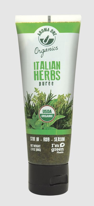 AROMA ONE: Organic Italian Herbs Puree, 2.8 oz - #tag1# - #tag2#